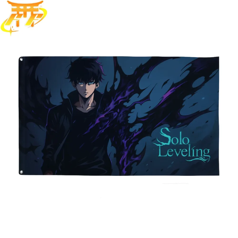 Stylée Style: Drapeau Sung Jinwoo "Souverain Des Ombres" – Solo Leveling™
