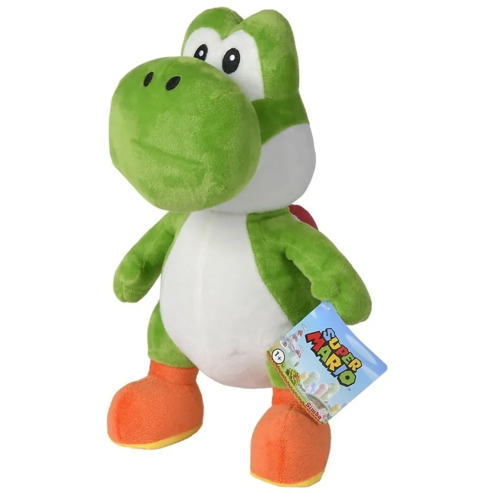 Belle pièce style rétro: Super Mario - Peluche Yoshi vert 30 cm