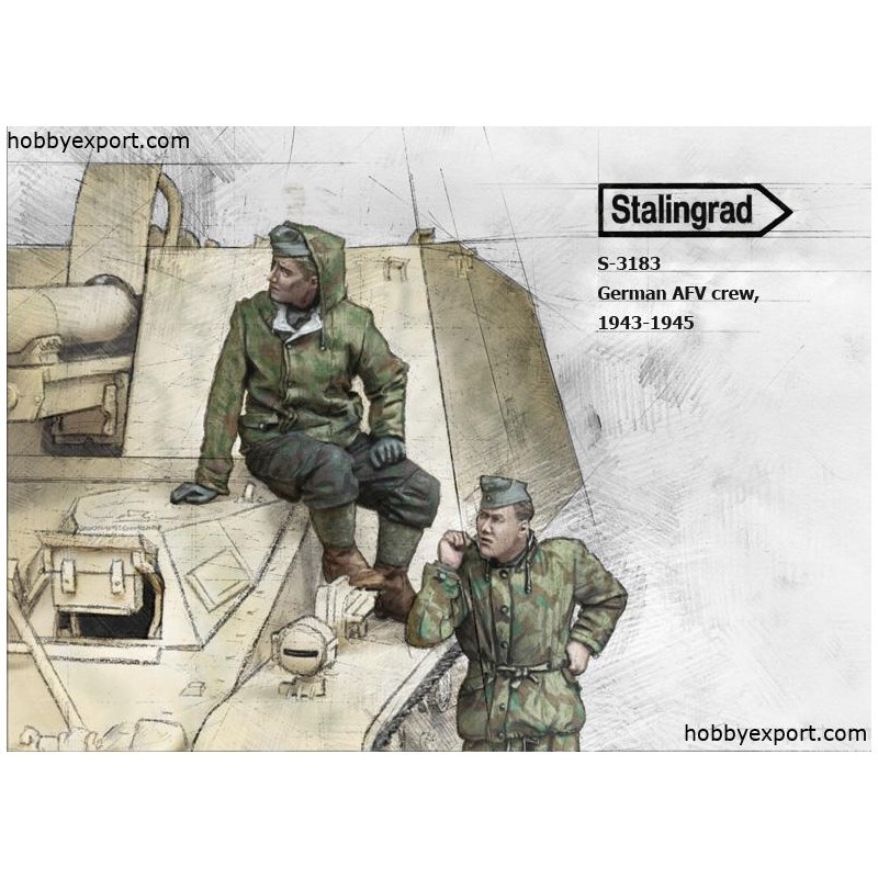 Belle Collection pour cadeau: Figurines équipage afv allemand