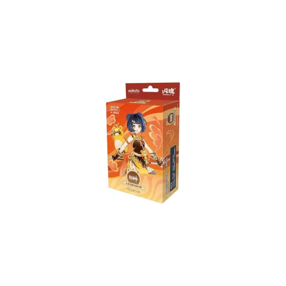 Pour déco: Genshin Impact Jeu de Cartes à Collectionner - Pre-Build Starter Deck 08 - Xiangling - Series 1 *Version Chinoise*