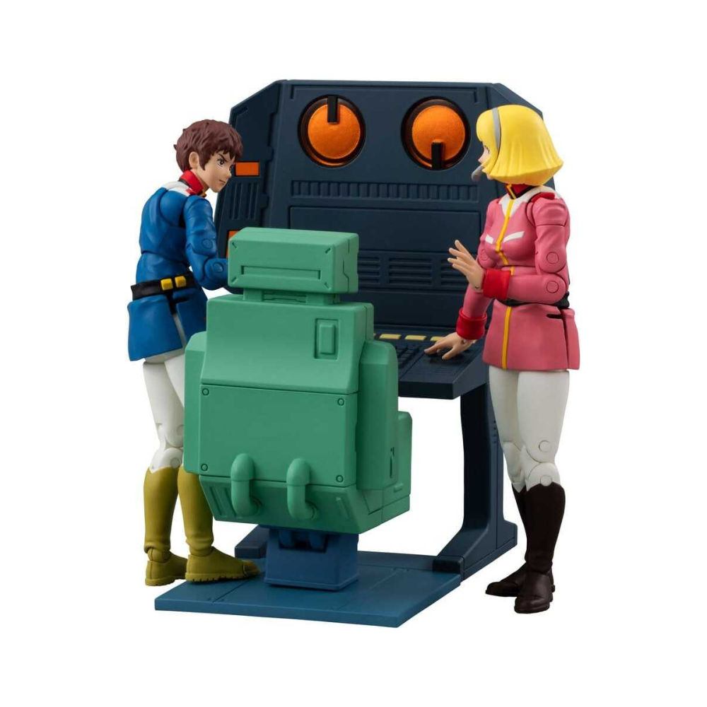 Artistique Vitrine belle présence: Mobile Suit Gundam diorama G.M.G. Collection EX White Base Bridge Radio Operator Desk Set 10 cm (with gift)