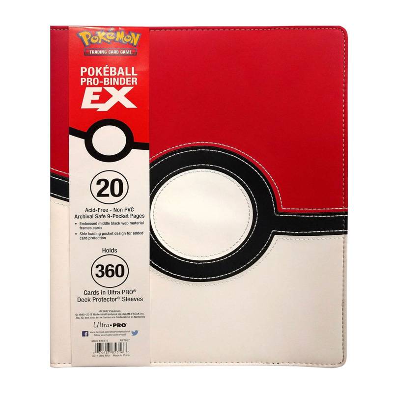Décorative Pièce: Pokemon Ultrapro Portefolio Pro Pokeball Ex