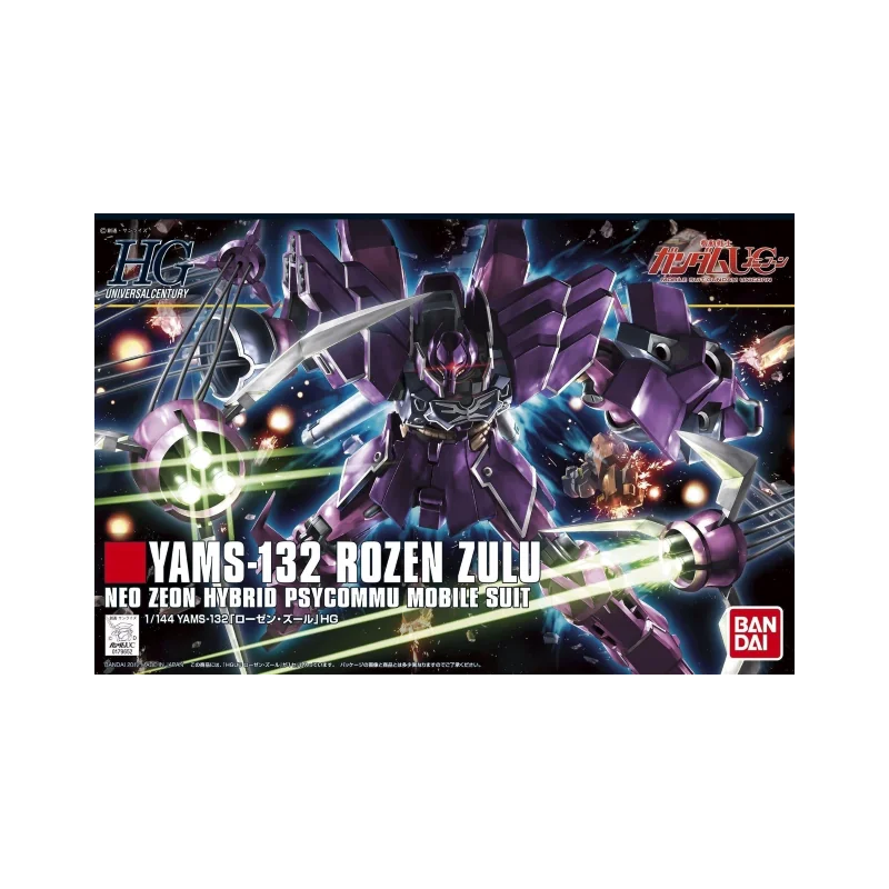 Miniature déco sympa: Gunpla GUNDAM - 1/144 HGUC ROZEN ZULU - Model Kit