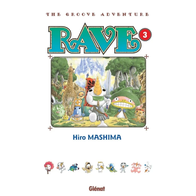 Objet vitrine pour bureau: Rave - édition originale tome 3
