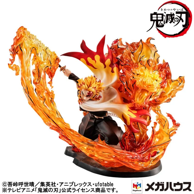 Stylée Collection: Demon Slayer Kyojuro G.E.M. Precious Series Rengoku Flame Breathing Fifth Form:Flame Tiger 24 cm