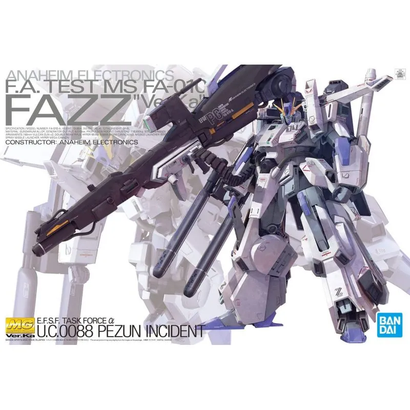 Élégante Sélection pour bureau: Gunpla Gundam: Master Grade - Kit de modèle FAZZ Ver.Ka 1: 100
