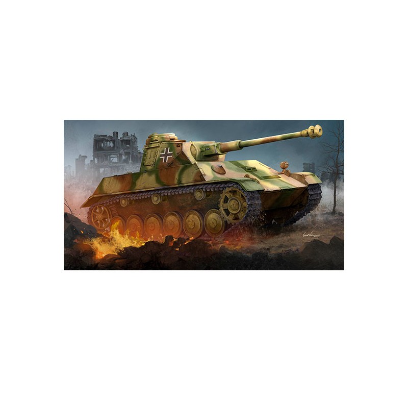 Décoration style rétro: Maquette German Pz.Kpfw.III/IV small turret