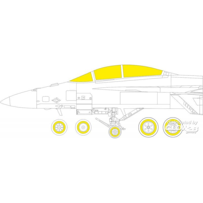 Modèle vitrine pour étagère: EA-18G TFace 1/48