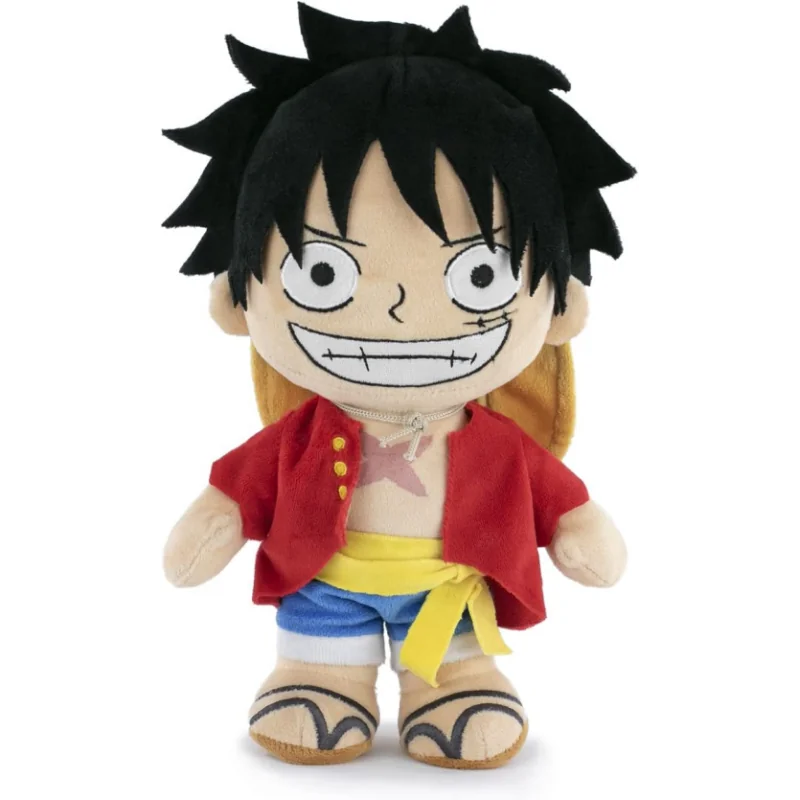 Stylée Objet vitrine déco: ONE PIECE - Luffy - Peluche 28cm