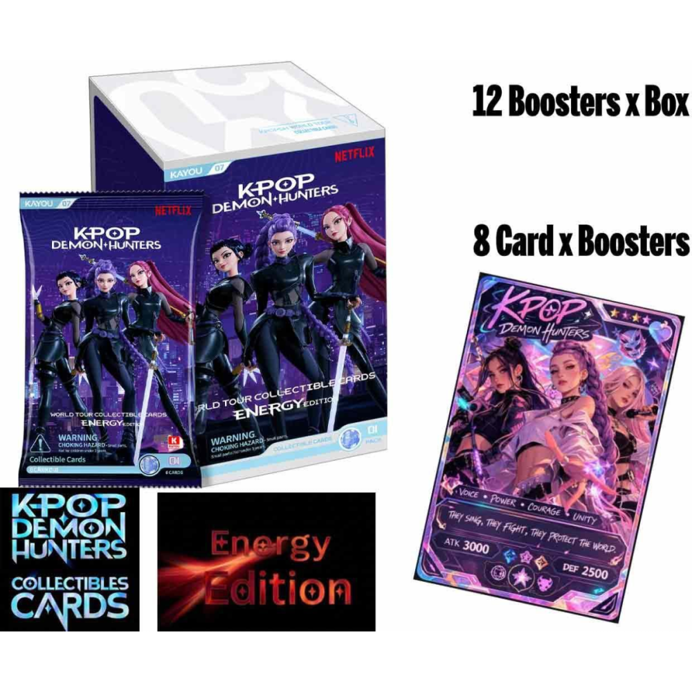 Geek Déco: Kayou - KPOP DEMON HUNTERS - Energy Edition - Collectible Cards Booster Box (12)