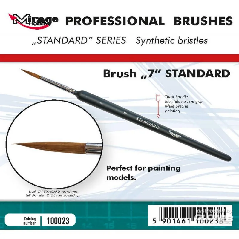 Compacte Miniature: Pinceau Brosse mirage standard taille 7