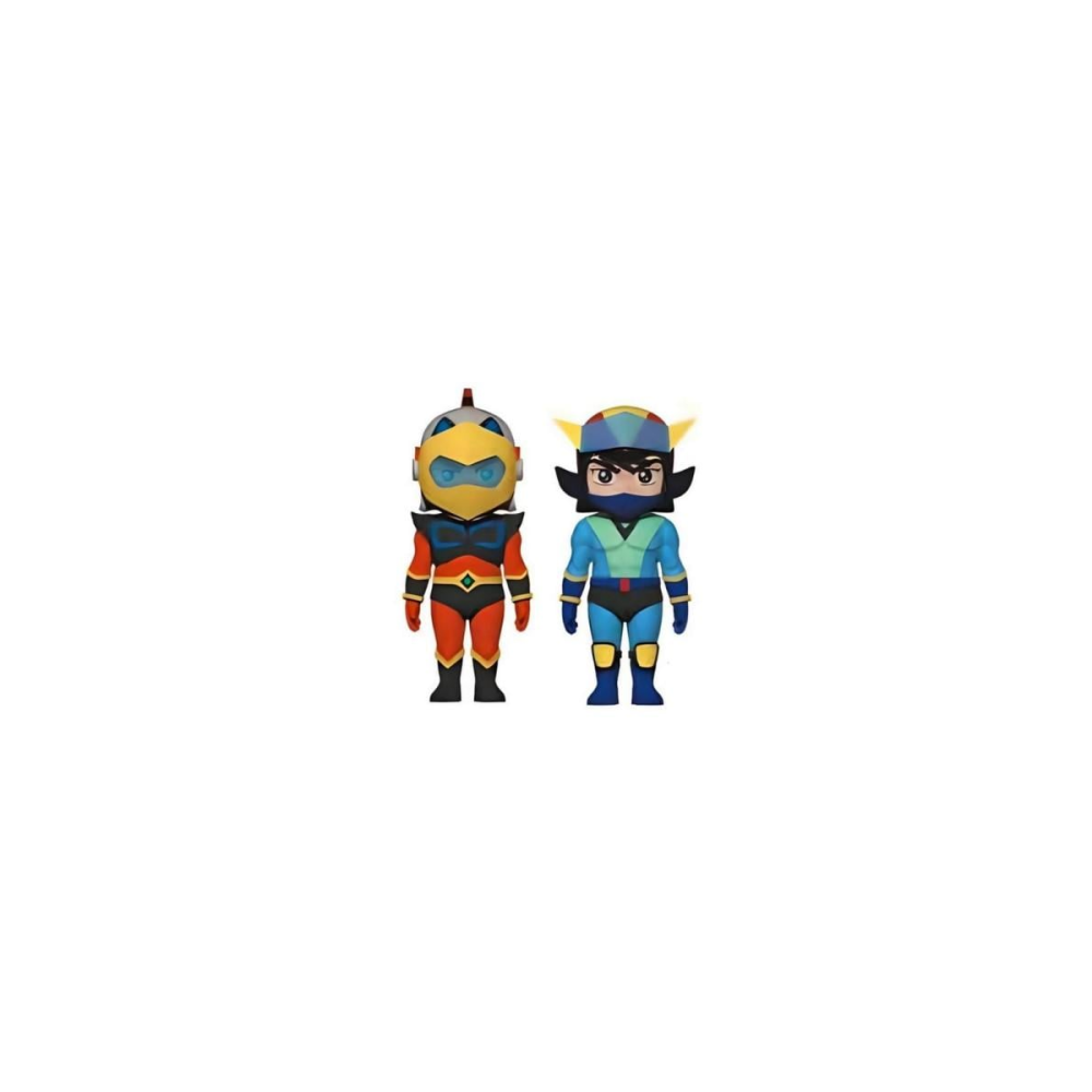 Décorative Figurine look soigné: GOLDORAK - Arctarus & Alcor - Pack 2 figurines 6cm