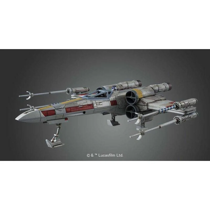 Belle déco pour étagère: Star Wars maquette 1/72 X-Wing Starfighter