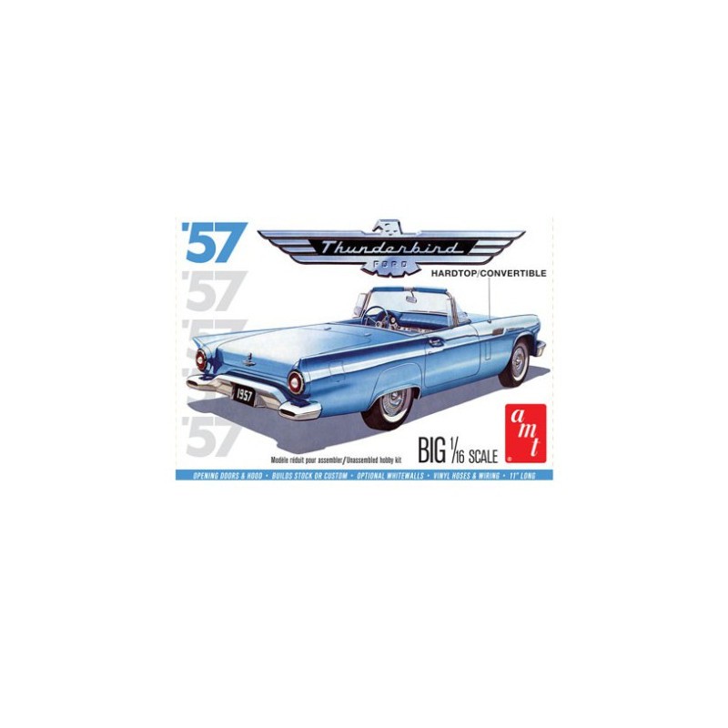 Créative Création: Maquette voiture Maquette de voiture en plastique 1957 Ford Thunderbird 1:16