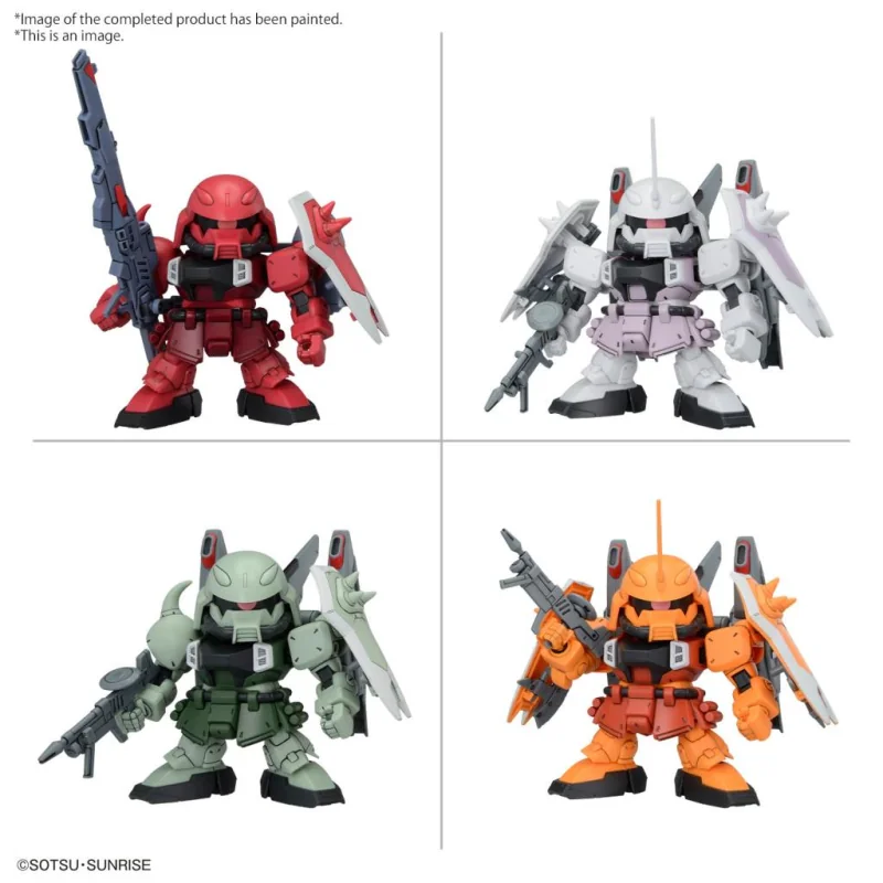 Pièce déco à exposer: Gunpla GUNDAM - BB Senshi ZGMF Zaku Series Set - Model Kit