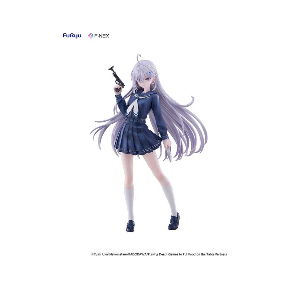 Vitrine belle présence: Playing Death Games to Put Food on the Table Figurine 1/7 Yuki School Uniform Ver. 24 cm