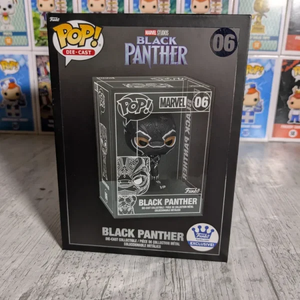 Funko pop Die-Cast Marvel Studios #06 - Black Panther