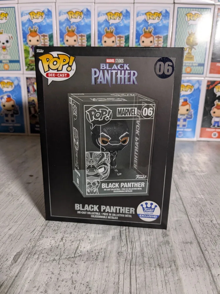 Funko pop Die-Cast Marvel Studios #06 - Black Panther