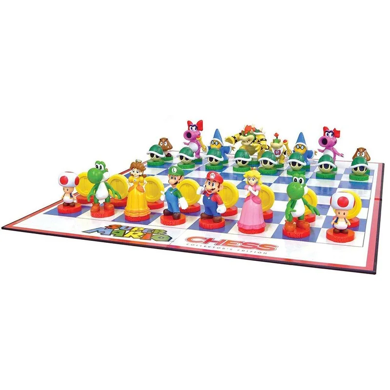 Belle pièce esprit collection: Jeu d'échecs Super Mario jeu d´échecs Tin Box