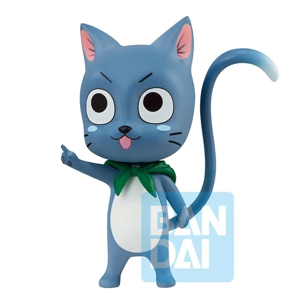 Détaillée Objet pour étagère: Fairy Tail - Figurine Happy - Ichibansho 20th Anniversary