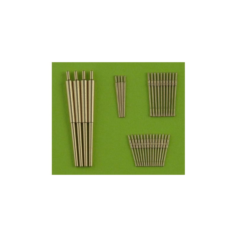 Modèle vitrine pour étagère: Z-39 Zerstorer (1945) - Canons de 150 mm (4 pièces), 37 mm C/30 (4 pièces), 37 mm M42 (10 pièces), 20 mm (12 pièces) (conçus pou