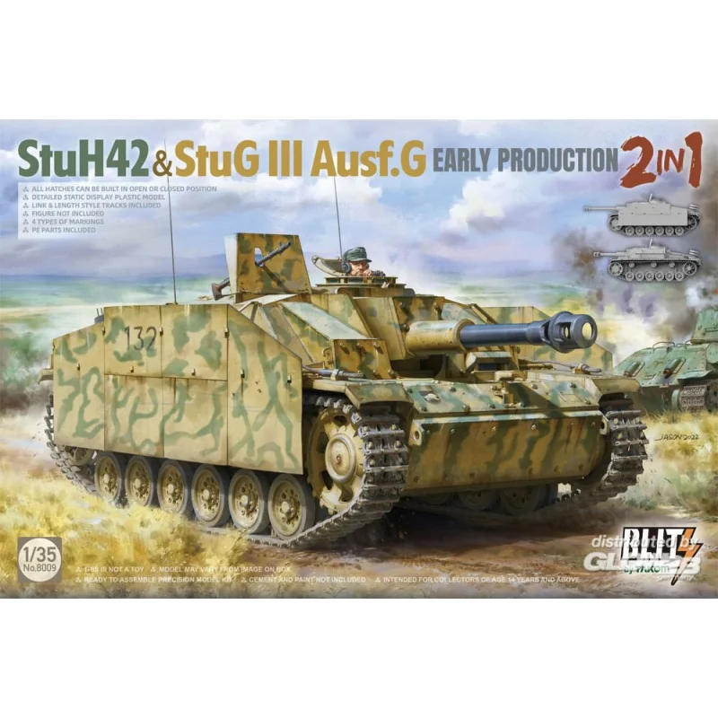 Déco belle présence: Maquette StuH42 & StuG III Ausf.G Début de la production 2in1