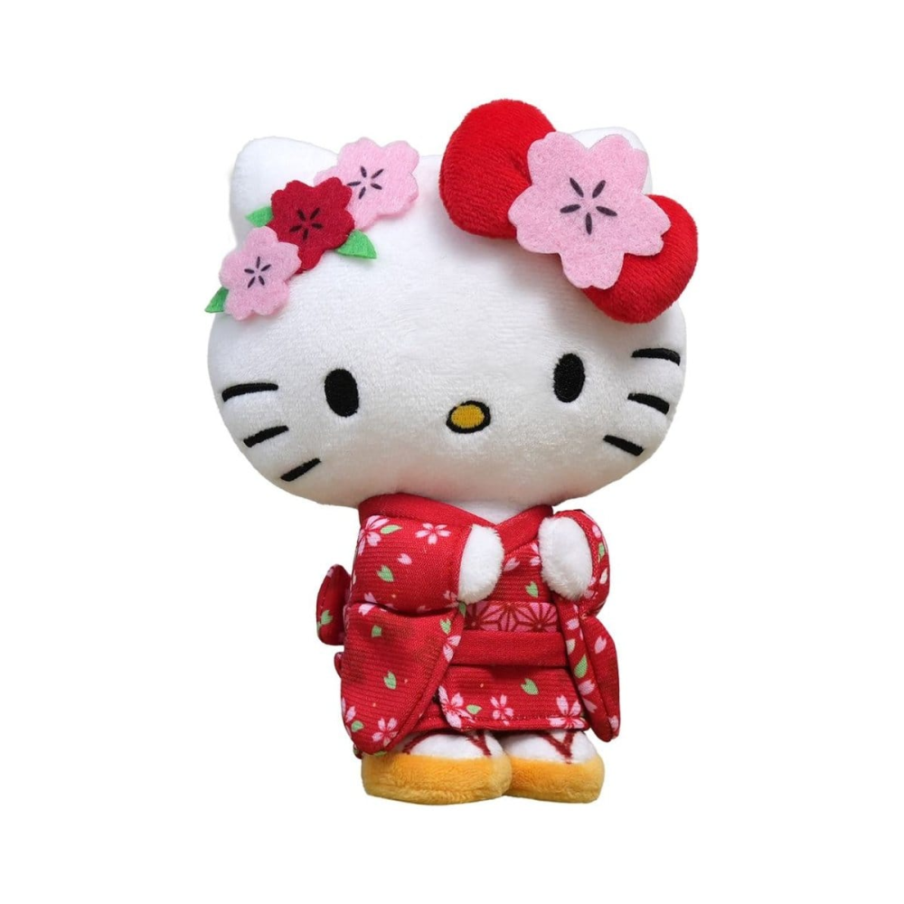Geek Figurine: Sanrio peluche Hello Kitty Kimono Version 22 cm