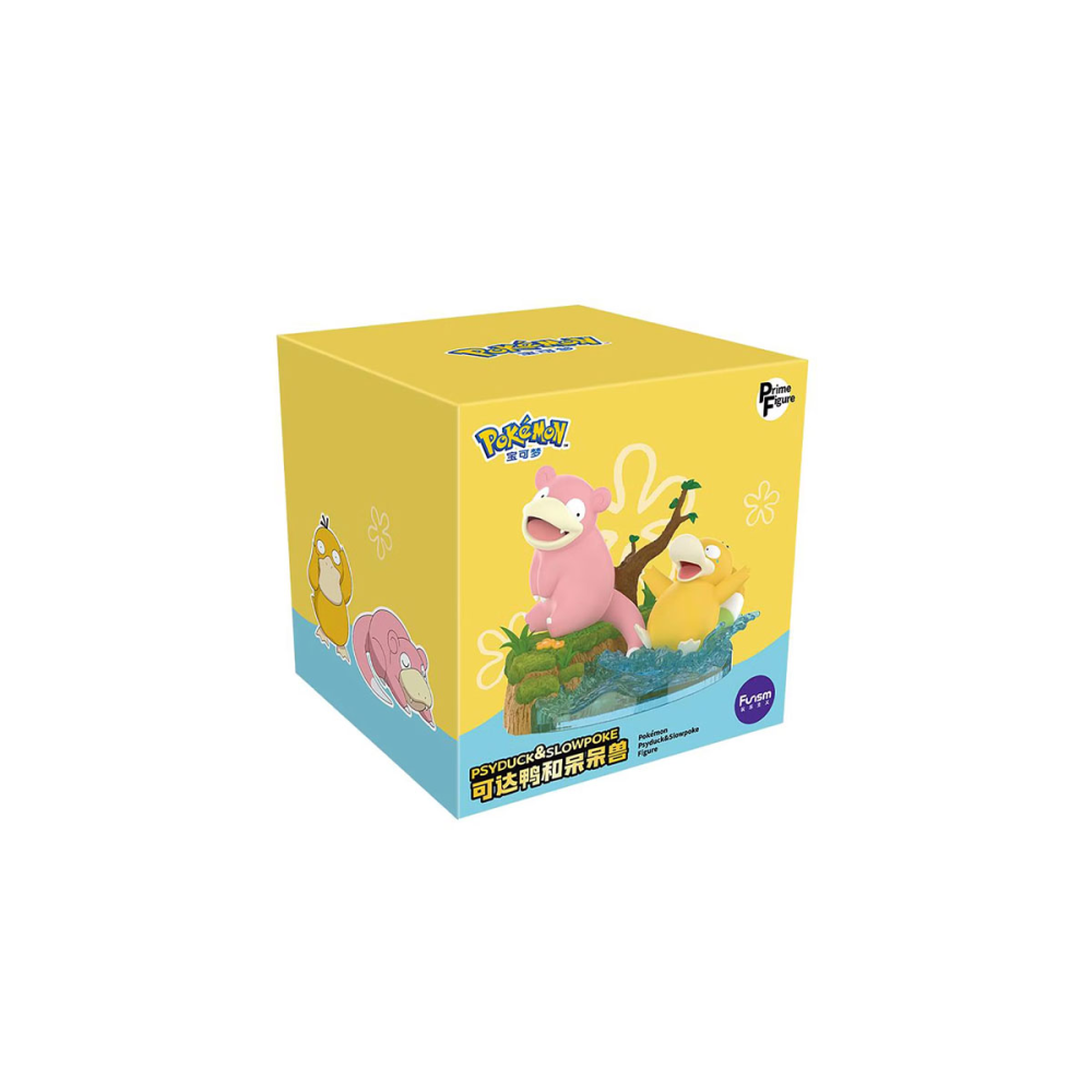 Vitrine pour cadeau: Figurine Pokemon Funism Prime Figure Psykokwak et Ramoloss 20cm