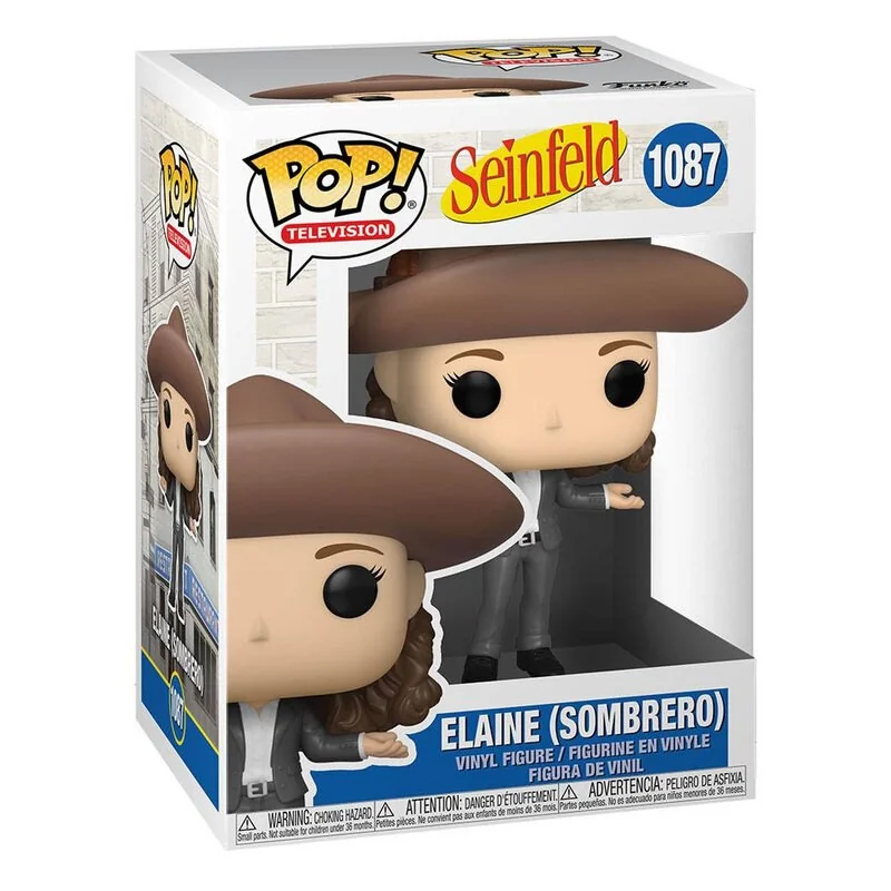 Charmante Pièce esprit déco: Figurine Pop Seinfeld POP! TV Vinyl Figurine Elaine in Sombrero 9 cm