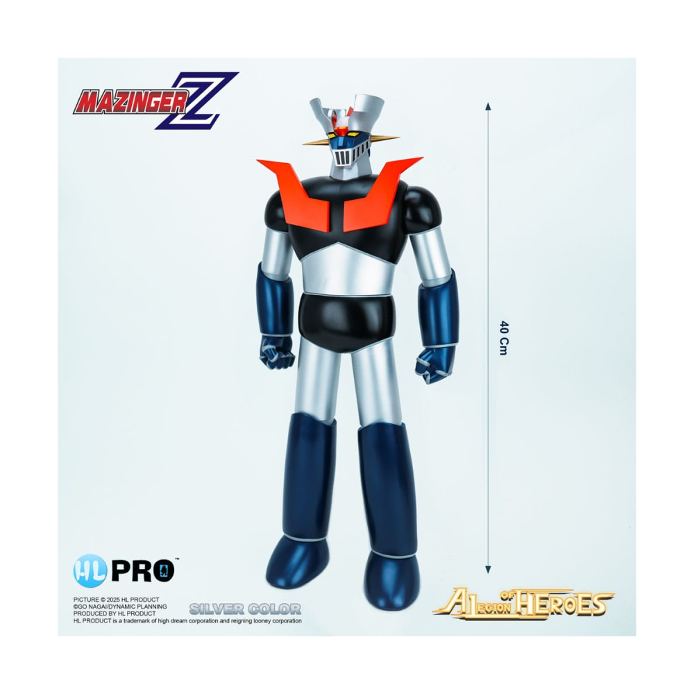 Créative Design style rétro: Mazinger Z - figurine Legion of Heroes Mazinger Z Silver Color 40 cm