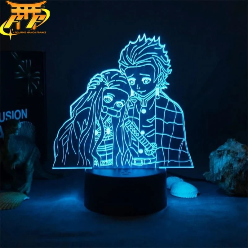 Stylée Collection style pop: Lampe LED Nezuko et Tanjiro - Demon Slayer™