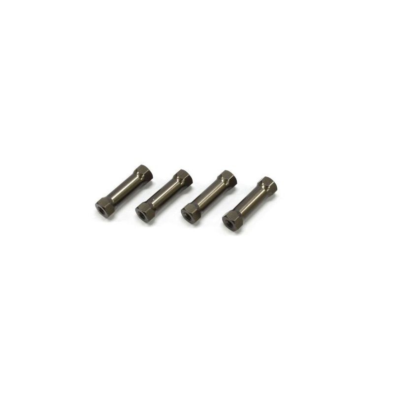 Visuelle Décoration: Plots de platine radio Kyosho Inferno MP9-MP10 (4) Alu