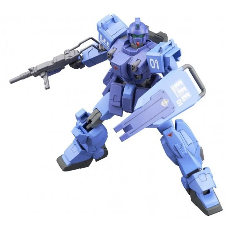 Vitrine style rétro: Gundam Gunpla HG 1/144 207 Blue Destiny Unit1