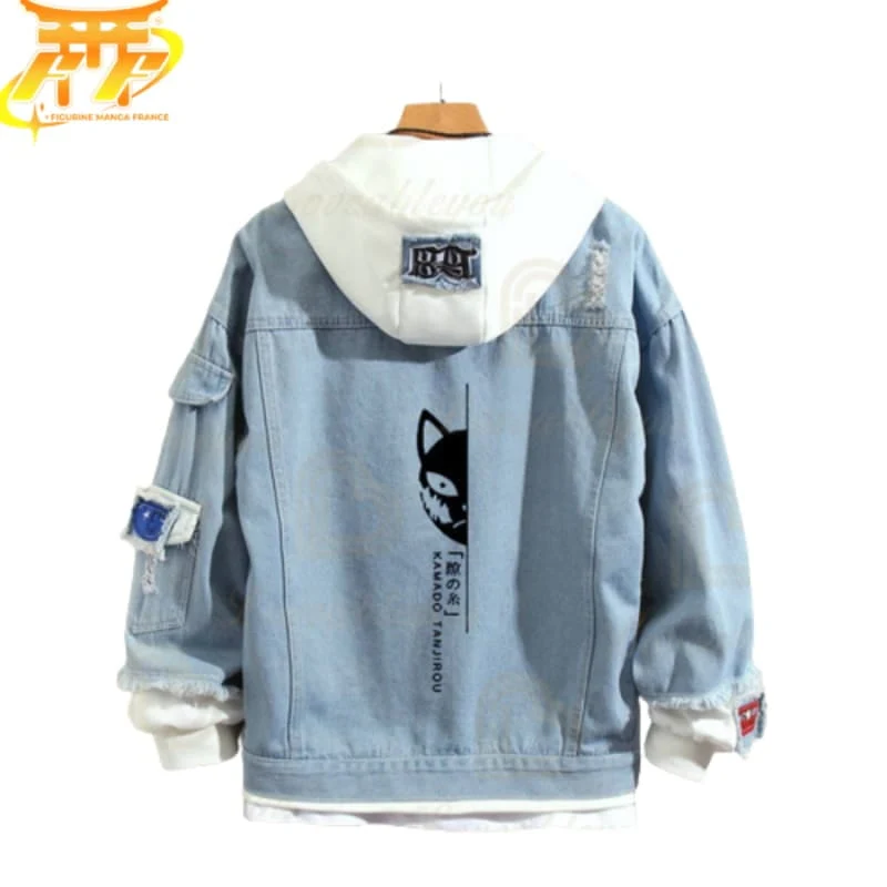 Objet collection style moderne: Veste en Jean Tanjiro "Exam" - Demon Slayer™