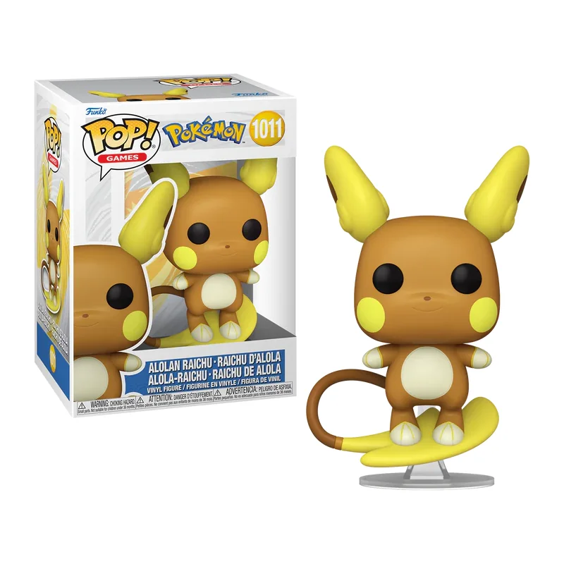 Statue vitrine déco: Figurine Pop POKEMON - POP Games N° 1011 - Raichu (Alolan)