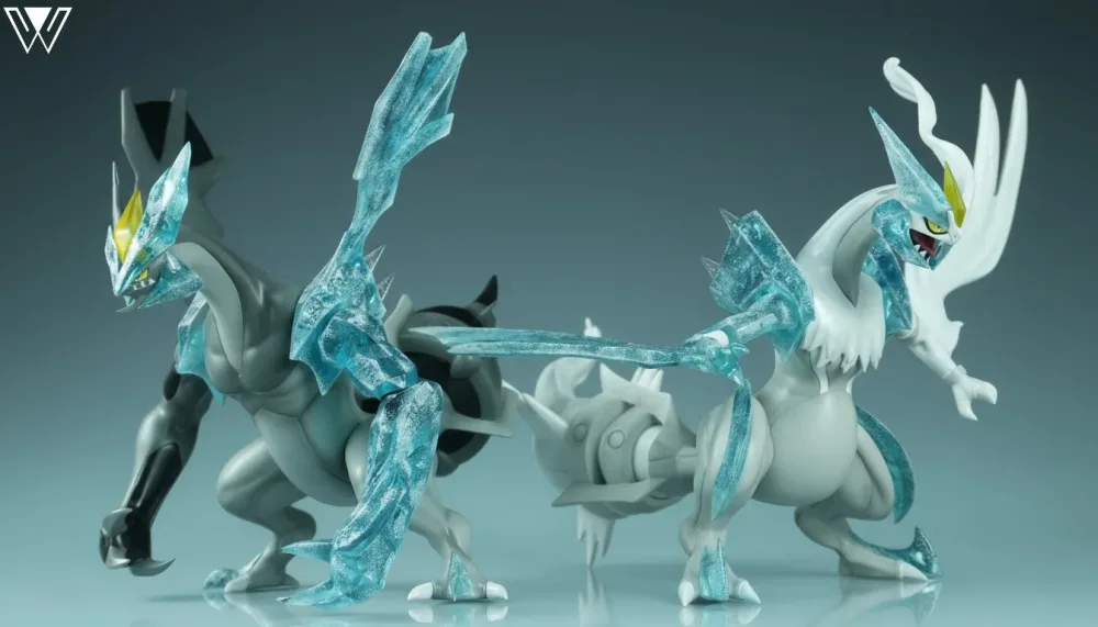 Rétro Pièce: [IN STOCK] 1/20 Scale World Figure [WONDER] – Black Kyurem & White Kyurem