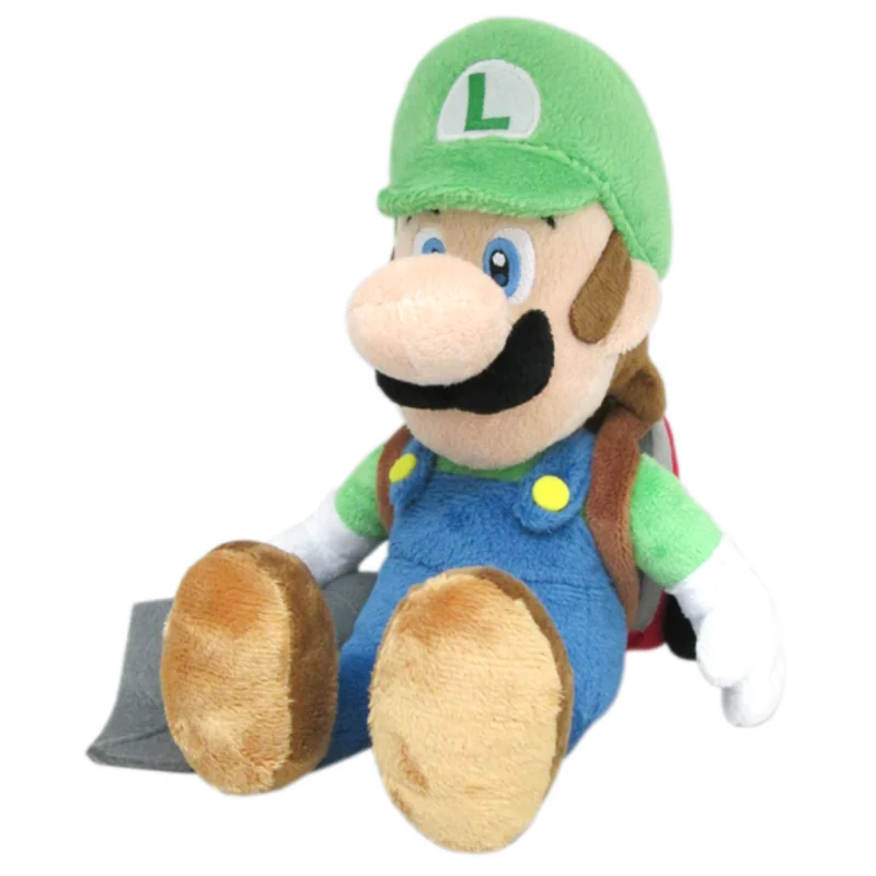 Détaillée Style: LUIGI'S MANSION - Luigi avec Poltergust - Peluche 25cm