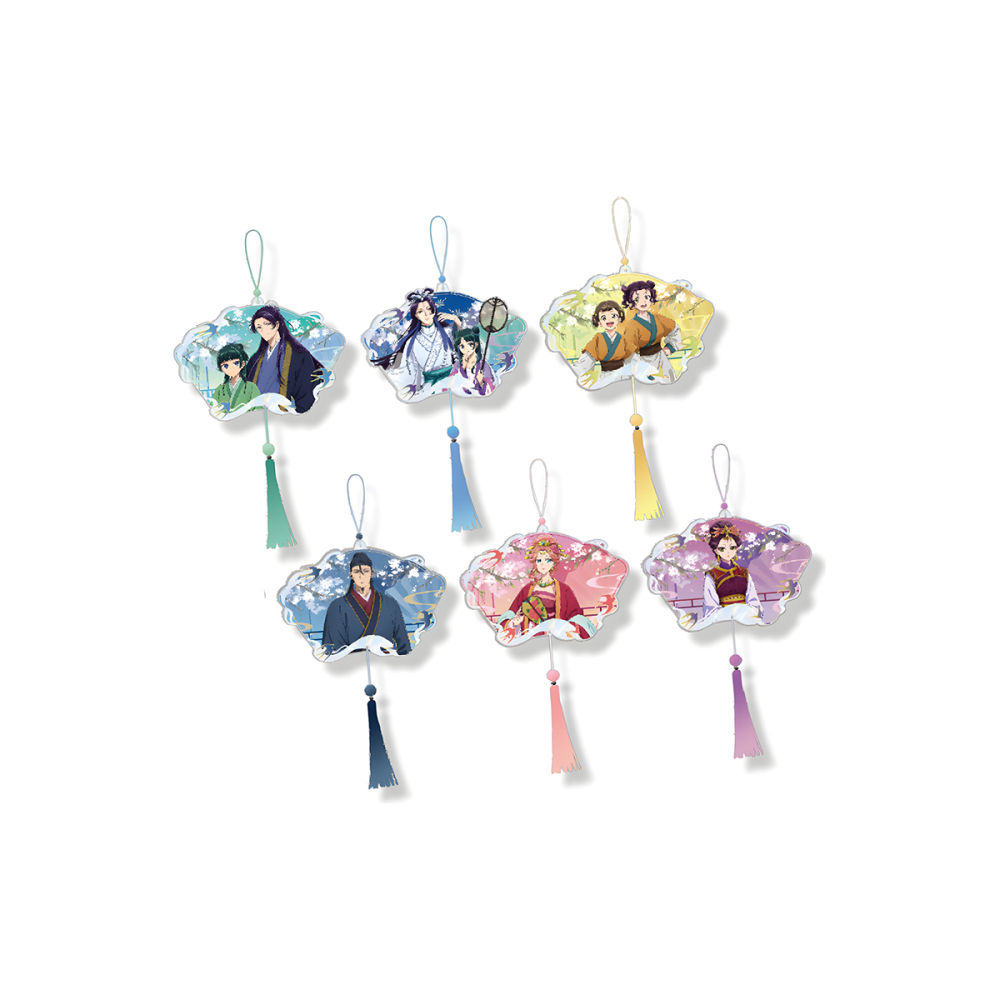 Créative Design look soigné: The Apothecary Diaries Puremind Jade Pendant With Sentiments Acrylique Asst 6pcs