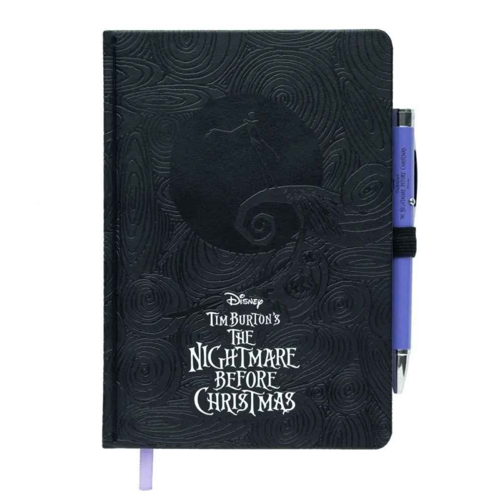 Vitrine belle présence: Carnet premium A5 Disney L'Étrange Noël de Mr Jack avec stylo projecteur