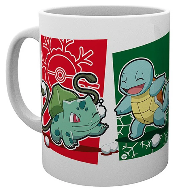 Modèle vitrine pour déco: Pokémon - Mug - Starters Noël