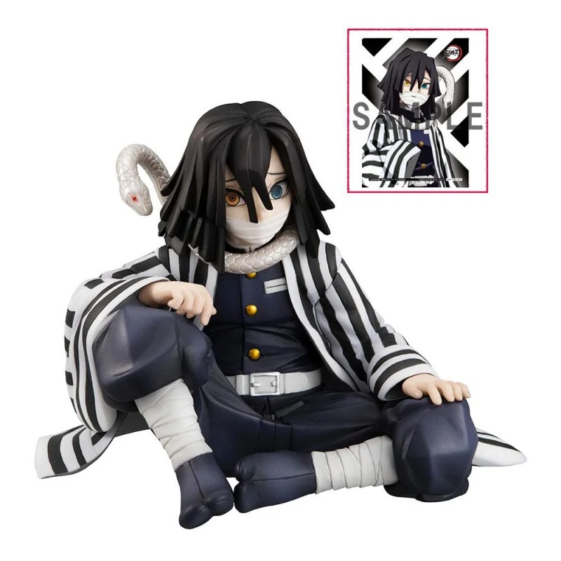 Miniature style pop: Demon Slayer Kimetsu no Yaiba statuette PVC G.E.M. Iguro-san Palm Size Deluxe Version 7 cm