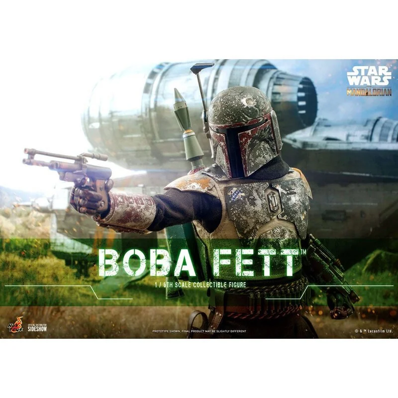 Charmante Design belle présence: Star Wars The Mandalorian figurine 1/6 Boba Fett 30 cm