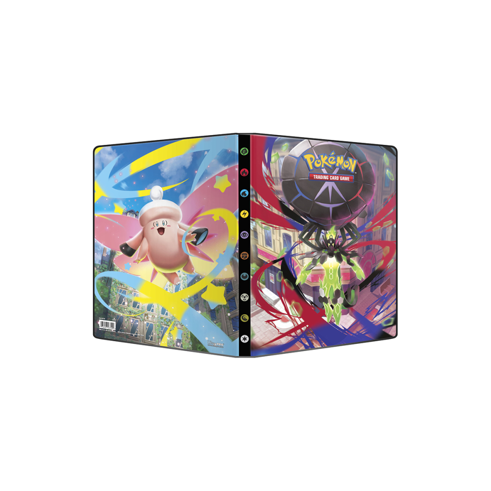 Visuelle Vitrine: Pokemon Ultrapro 9-Pocket Portfolio 14 Pages Mega Evolution Zygarde & Clefable
