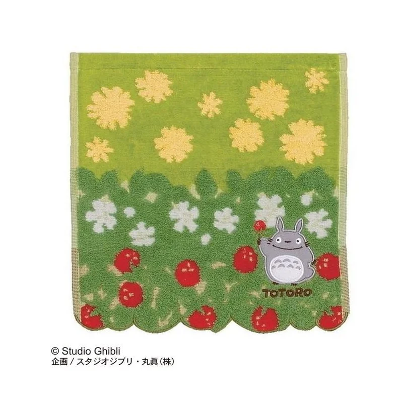 Créative Modèle: MON VOISIN TOTORO - Totoro Fleurs & Fraise - Mini Serviette 25x25cm