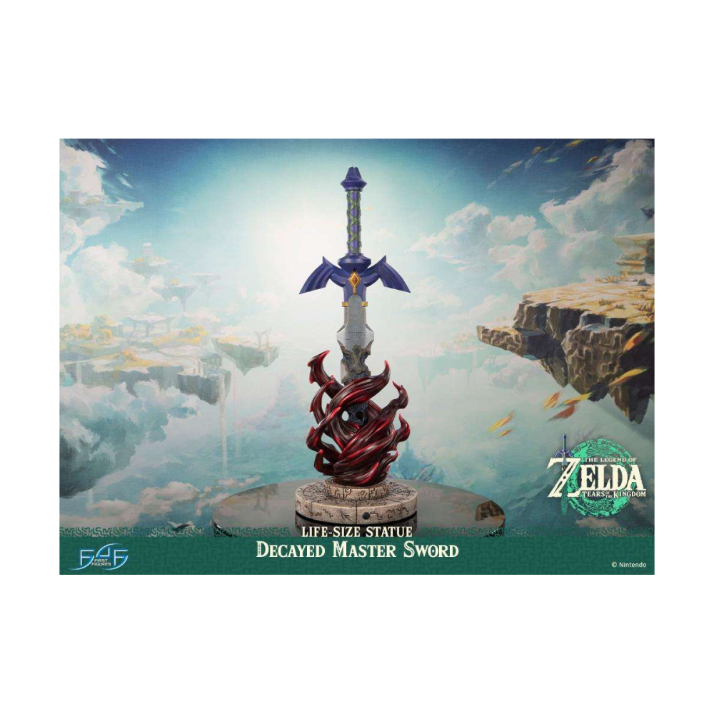 Stylée Univers: Réplique 1/1 Legend Of Zelda Tears Of The Kingdom Decayed Master Sword Life-size Statue