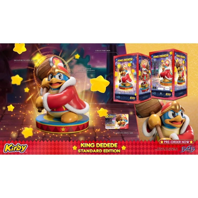 Tendance Figurine style rétro: Figurine Kirby king dedede resin statue