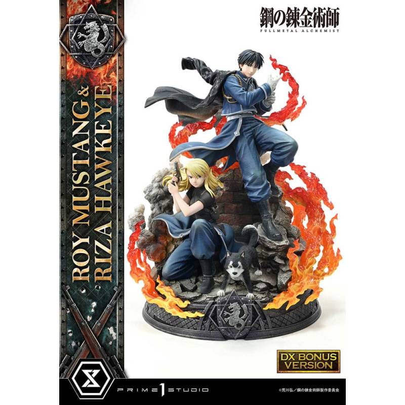 Soignée Miniature: Fullmetal Alchemist statuette Concept Masterline 1/6 Roy Mustang & Riza Hawkeye Deluxe Bonus Version 50 cm