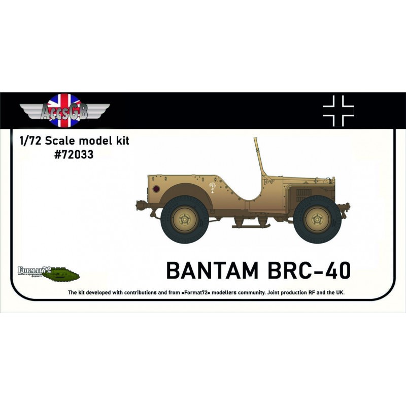 Vitrine pour bureau: Maquette Bantam BRC-40 DAK (German Africa Korps)