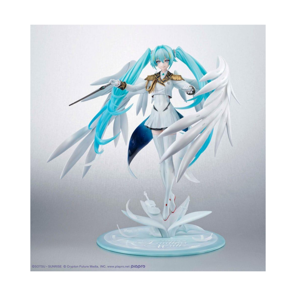 Figurine look soigné: Mobile Suit Gundam x Hatsune Miku Figurine PVC Lucrea Hatsune Miku x Wing Gundam Zero EW 45th Anniversary 27 cm