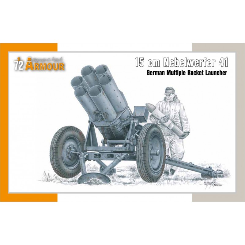 Pop Création belle présence: Maquette 15 cm Nebelwerfer 41 'Lance-roquettes multiple allemand'